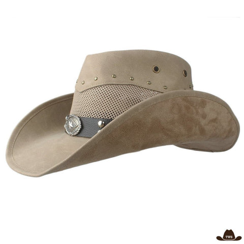 chapeau de cowboy courbé