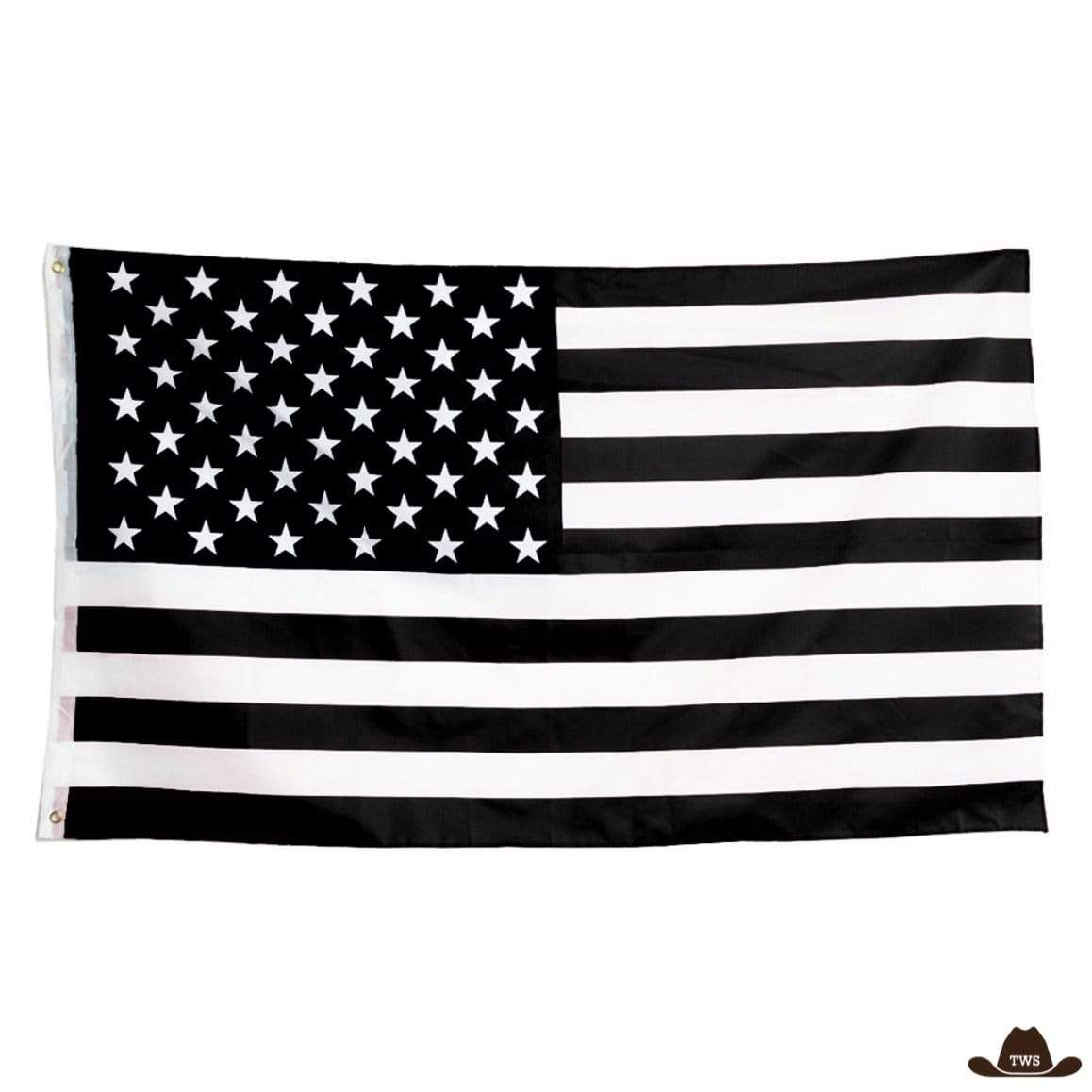 Drapeau tats Unis Noir et Blanc The Western Shop