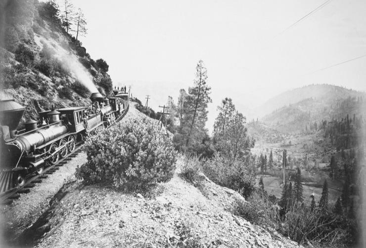 Les premiers chemins de fer américains