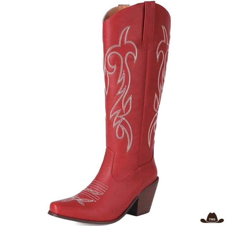 Bottes Country Rouges