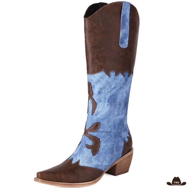 Bottes Cowboy Femme Talon Haut