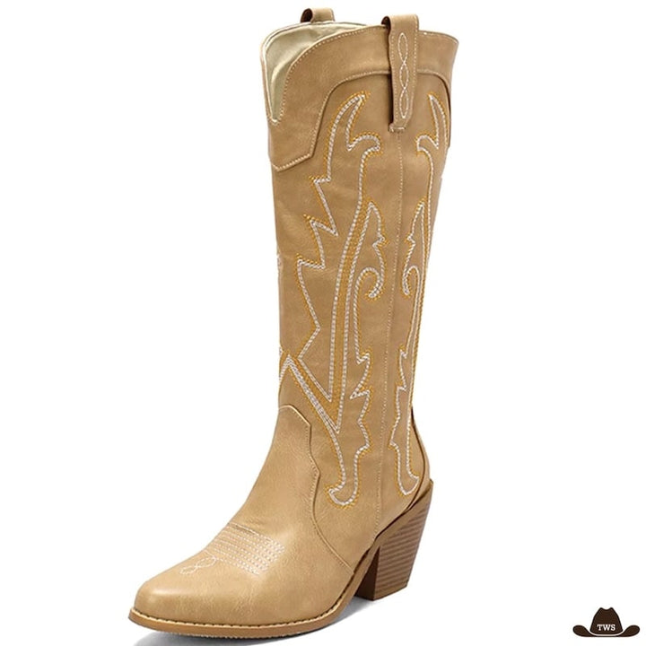 Bottes Style Santiag Femme