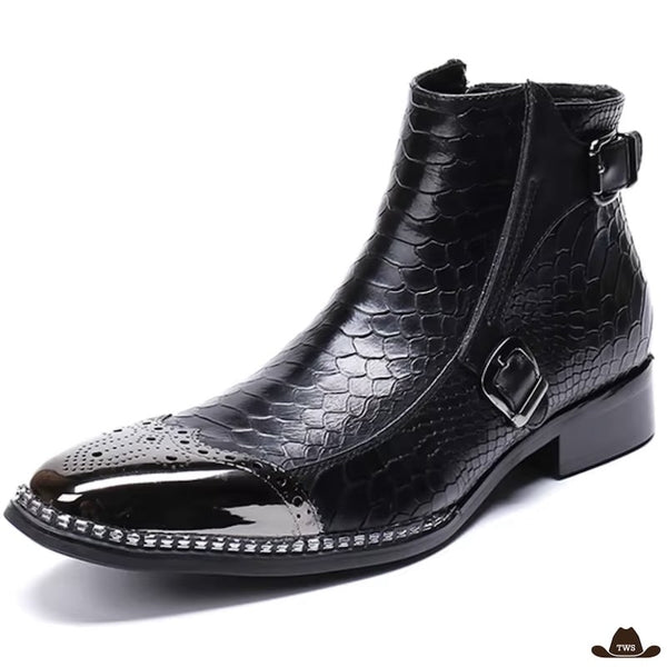 Bottines Façon Cowboy