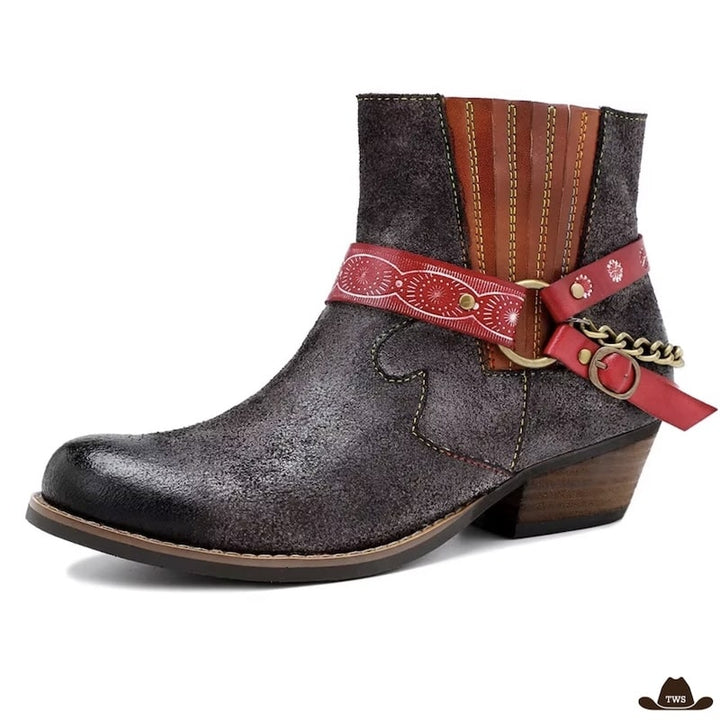 Bottines Façon Western