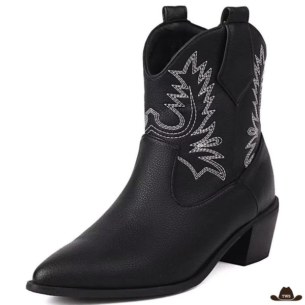 Bottines Femme Noires Country