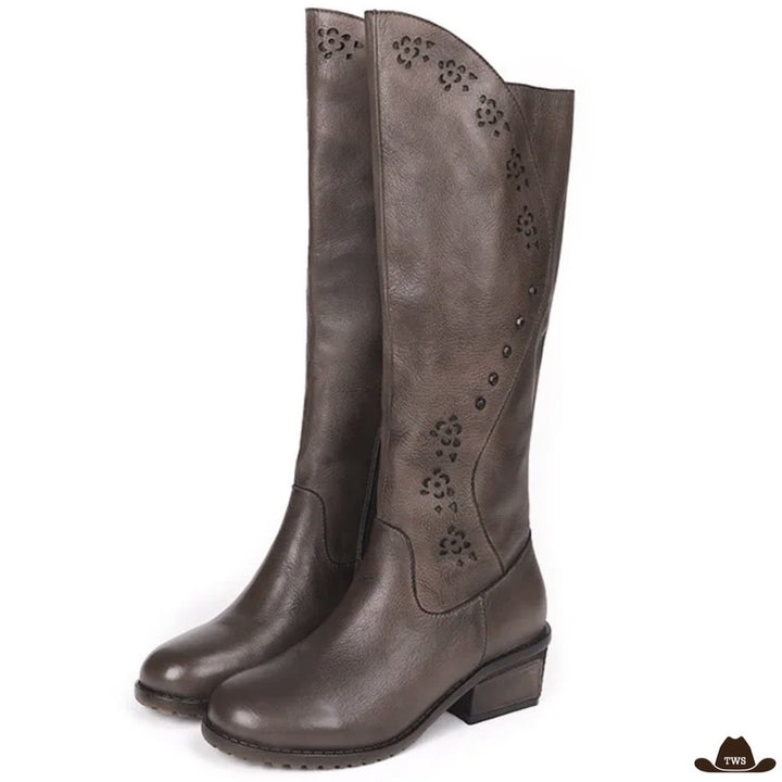 Bottes de Western Cuir Femme