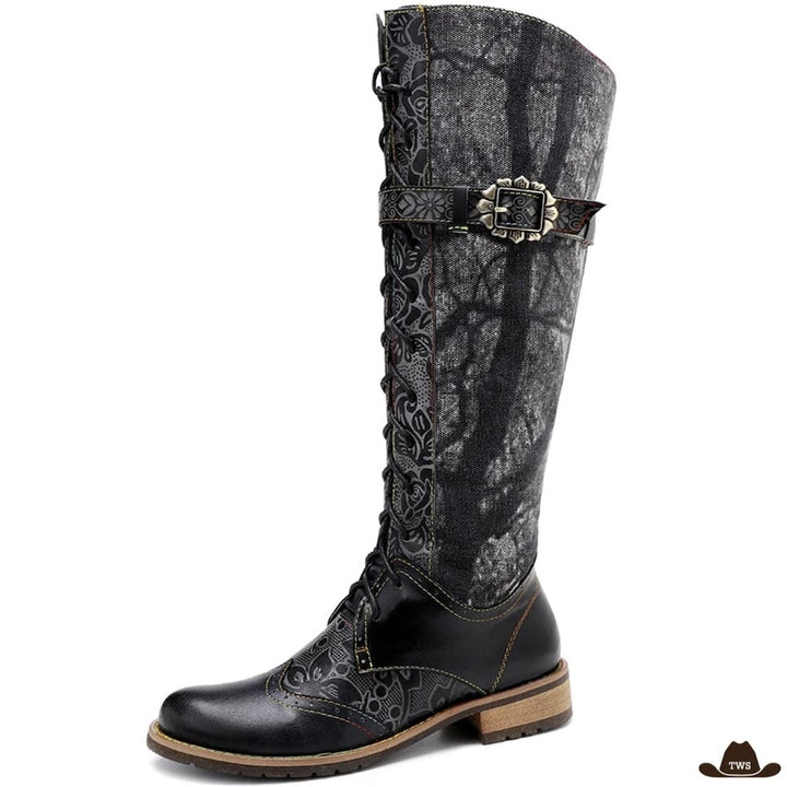 Bottes Cowboy Femme Noires