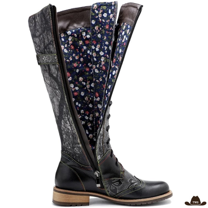 Bottes de Cowboy Femme Noires