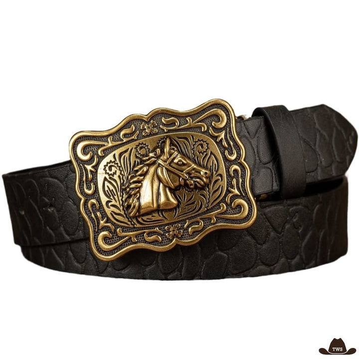 Ceinture Western Noire Femme