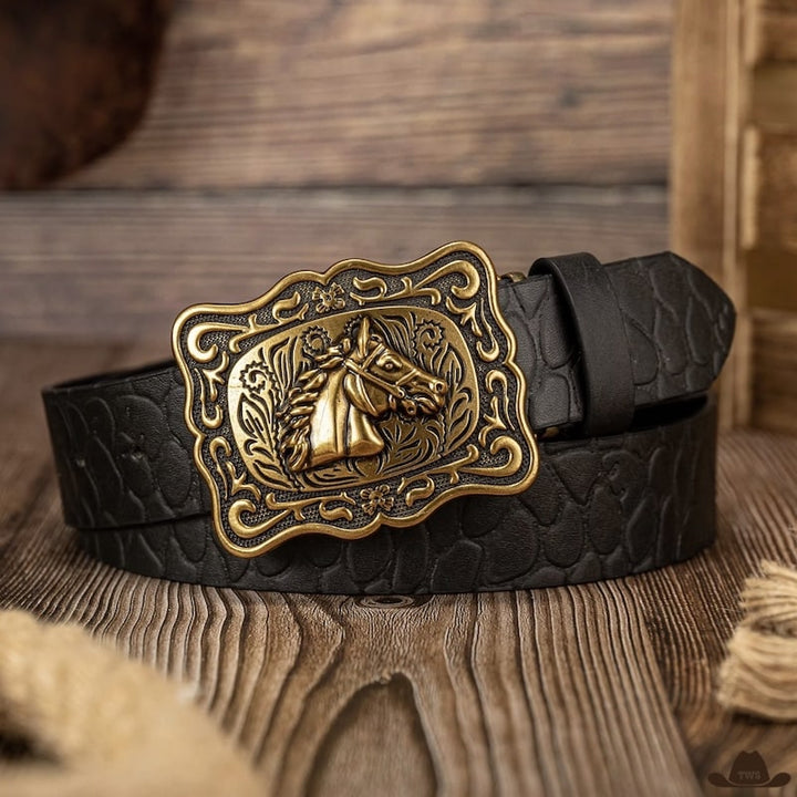 Ceinture de Western Noire Femme