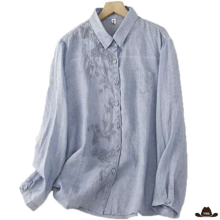 Chemise Country Brodée