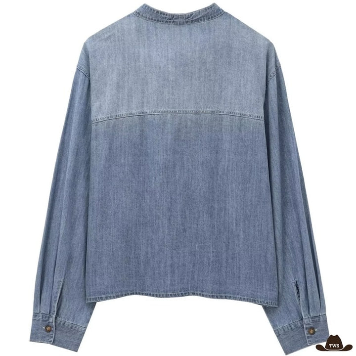 Chemise Jean Western Femme
