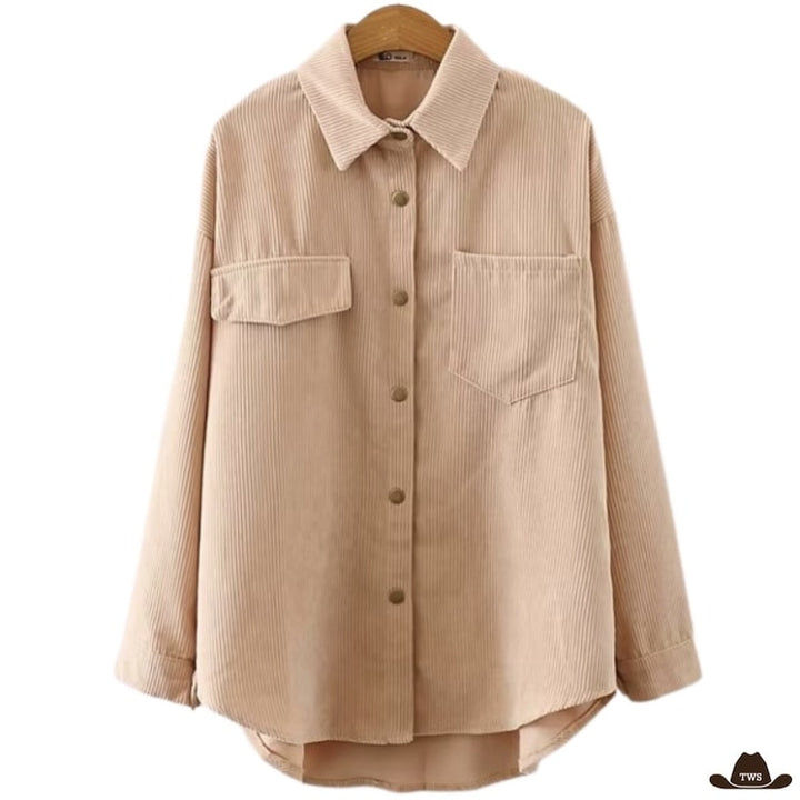 Chemise Western Femme Couleur Camel