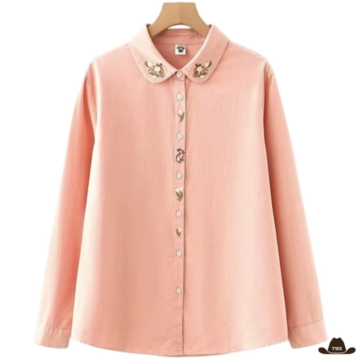 Chemise Western Femme Rose