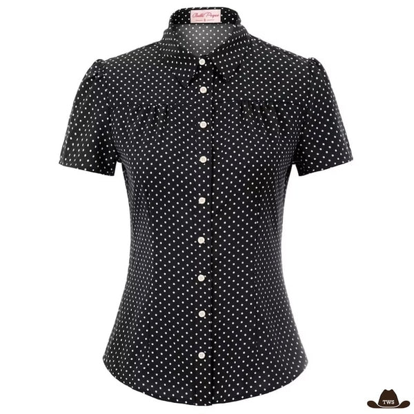 Chemise d'Été Western Femme Cowboy