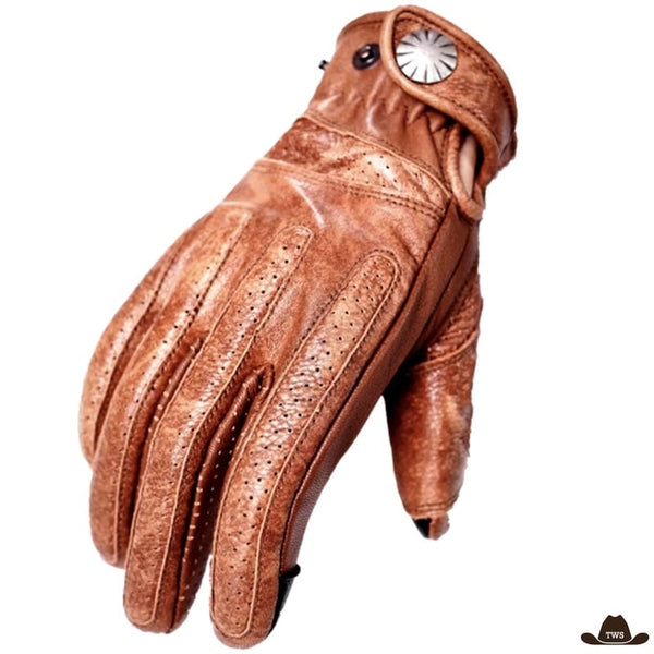 Gants Cuir Western