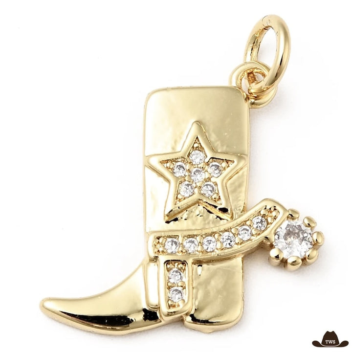 Pendentif Botte Western