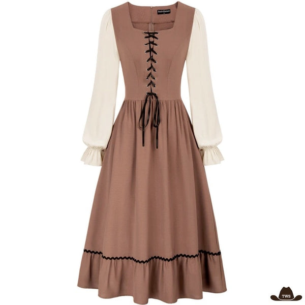 Robe Longue à l'Ancienne Western