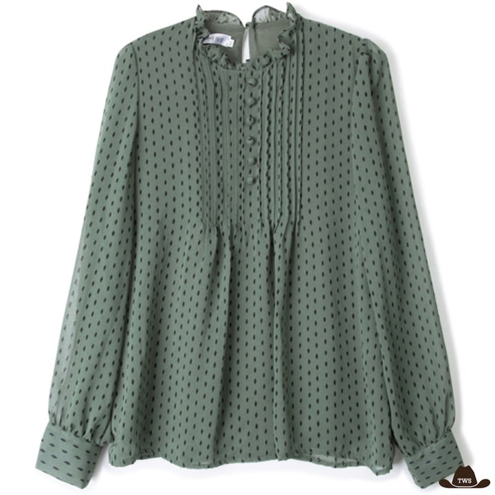 Blouse Cowgirl Verte