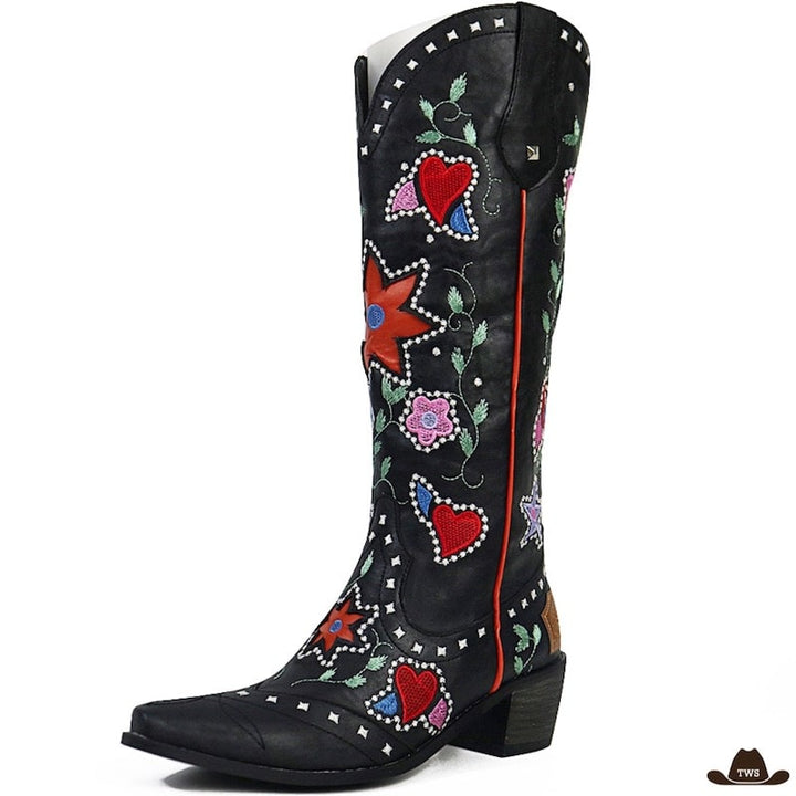 Bottes Cowboy Noires