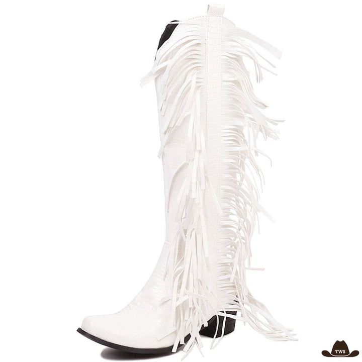 Bottes Western Femme Blanches