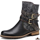 Bottines Country Cuir