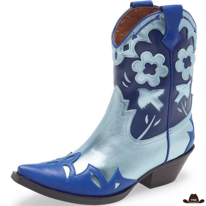 Bottines Talons Femme Cowboy