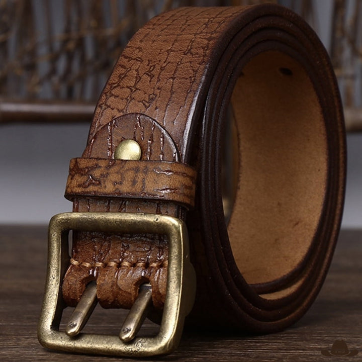 Ceinture Large Cow boy Cuir