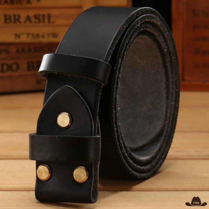 Ceinture Pour Boucle Country Noire