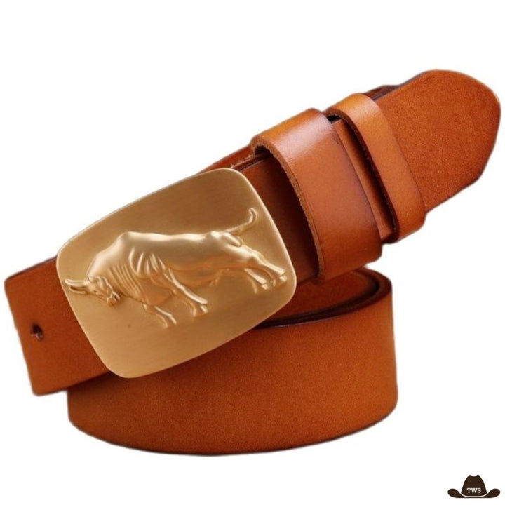 Ceinture de Western Couleur Camel