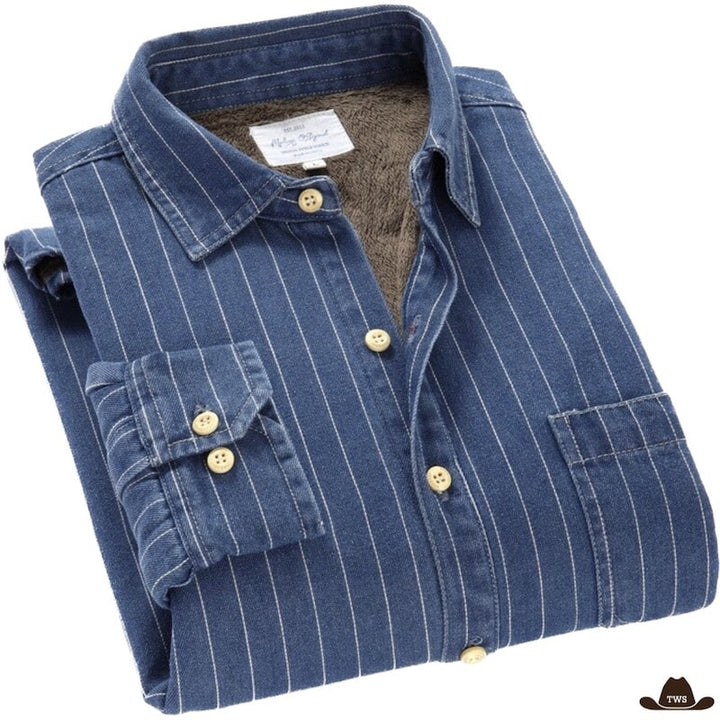 Chemise de Western en Coton Homme