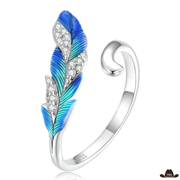 Bague Plume Argent