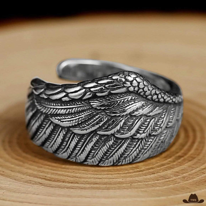 Bague Plume d'Aigle Argent