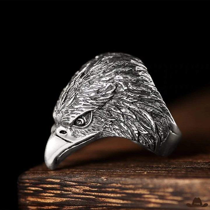 Bague Tête d'Aigle Argent