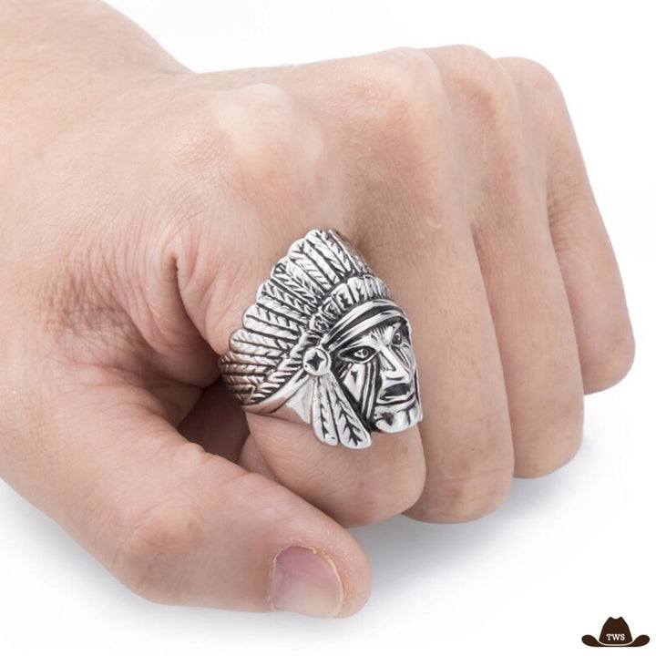 bague apache amerindien