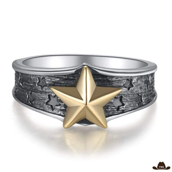 Bague Western Étoile