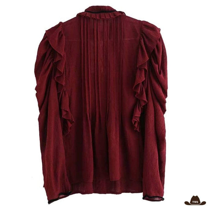 Blouse Bordeaux Country