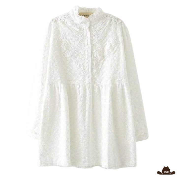 Blouse de Western Blanche