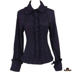 Blouse Noire Style Western Country