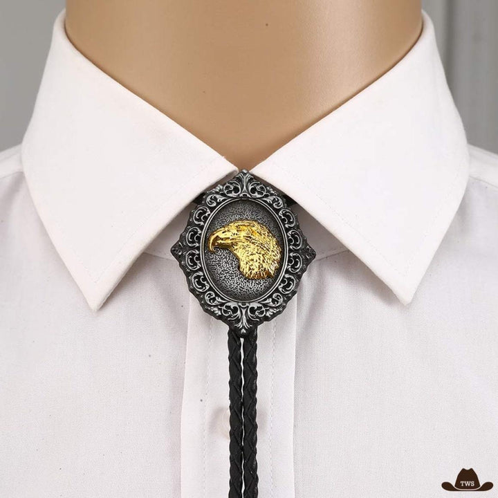 bolo tie motif aigle