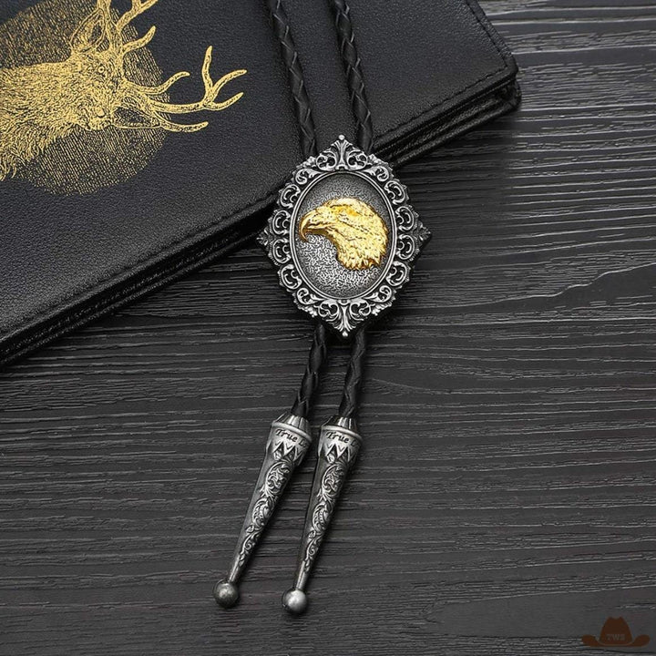 bolo tie tete aigle