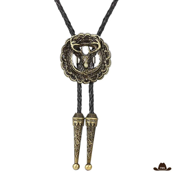 bolo tie cerf