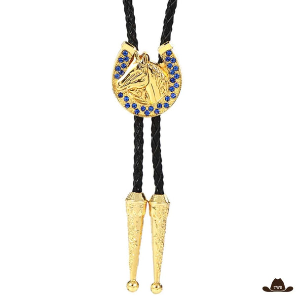 Bolo Tie Cheval Avec Fer