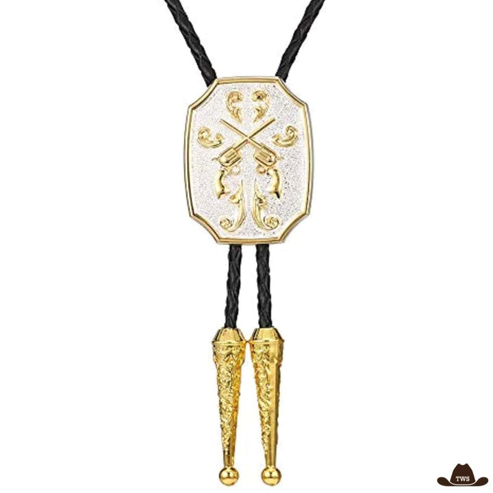 Cowboy Bolo Tie Doré