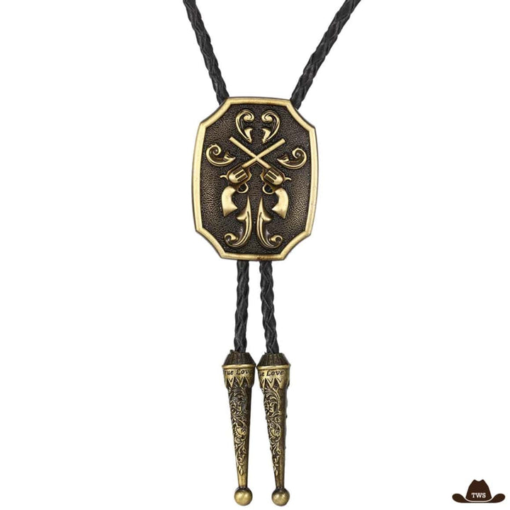 Cowboy Bolo Tie Cuivré