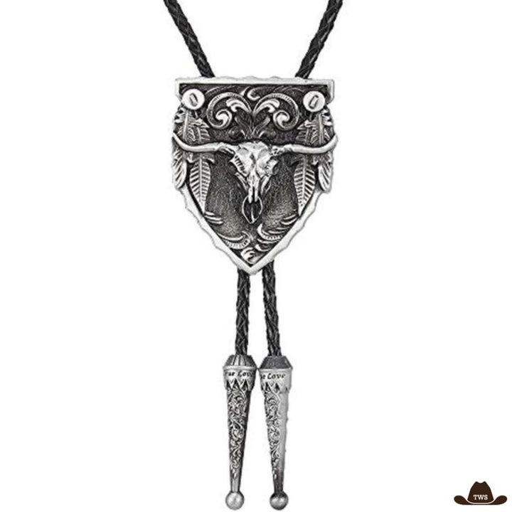 Bolo Tie Crâne de Bison