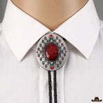 bolo tie rouge homme