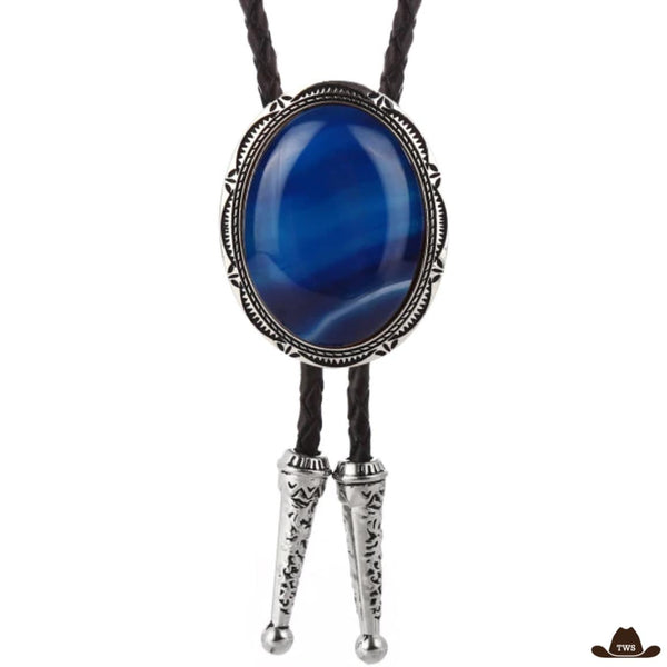 Bolo Tie Pierre Bleue