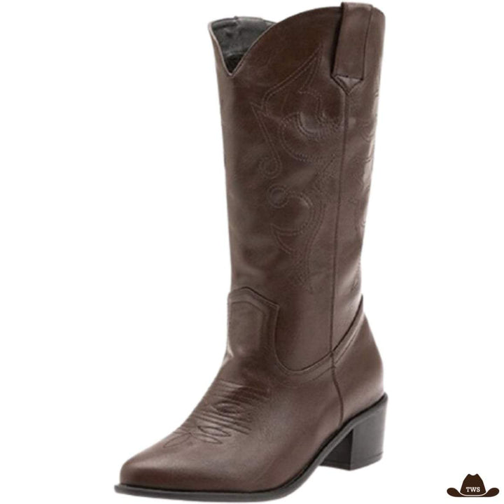 Boots Country Marron Femmes