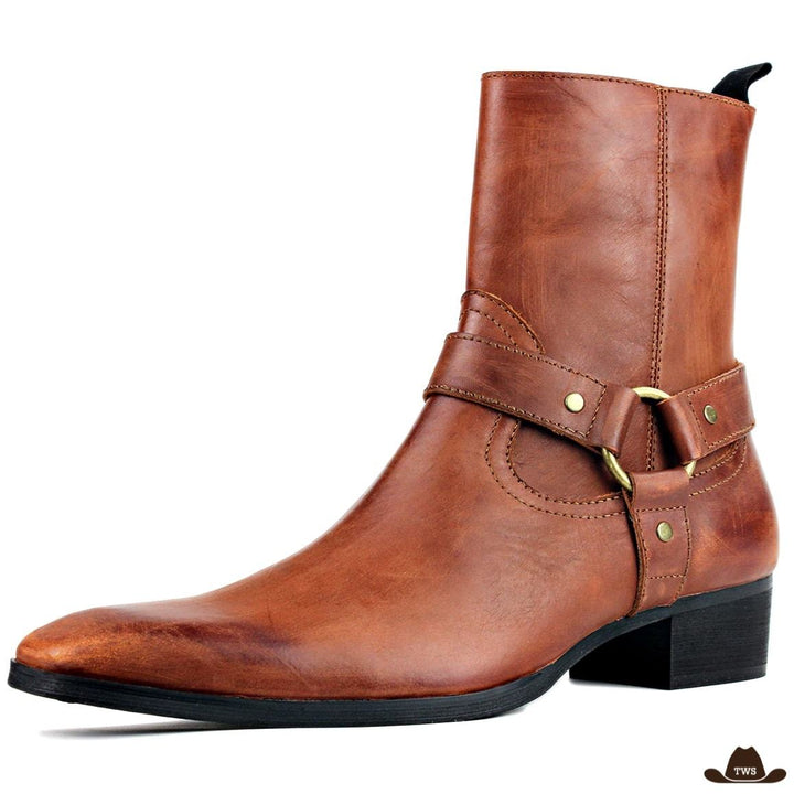 Boots Cowboy Marron Homme